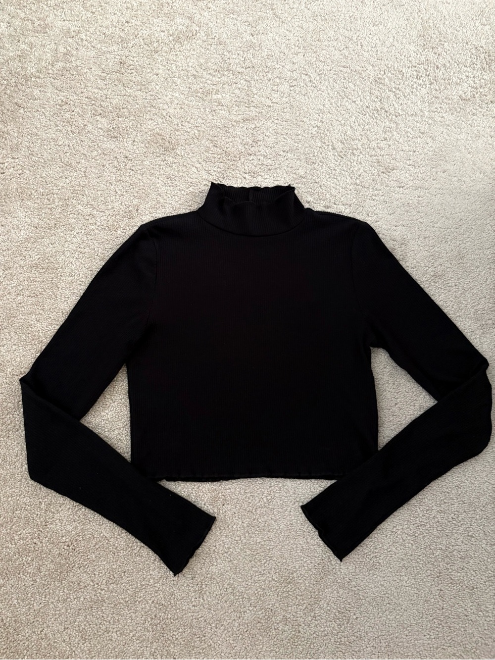 Aerie Mock Neck Crop Top